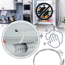 Kit de limpeza para refrigerador Luerfun com itens para reduzir mofo e manter o aparelho higienizado.