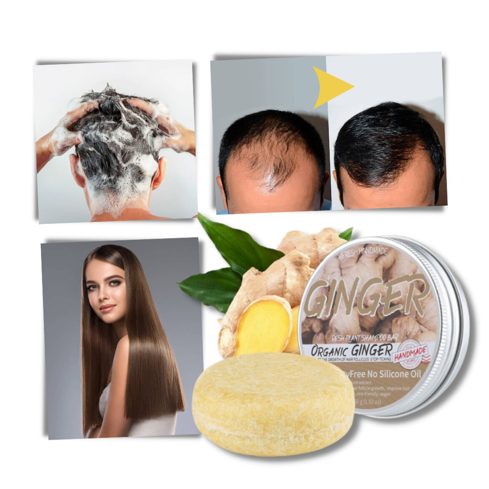 Shampoing bio para crescimento capilar da marca Mortilo, frasco com rótulo e detalhes do produto para cuidado dos cabelos.