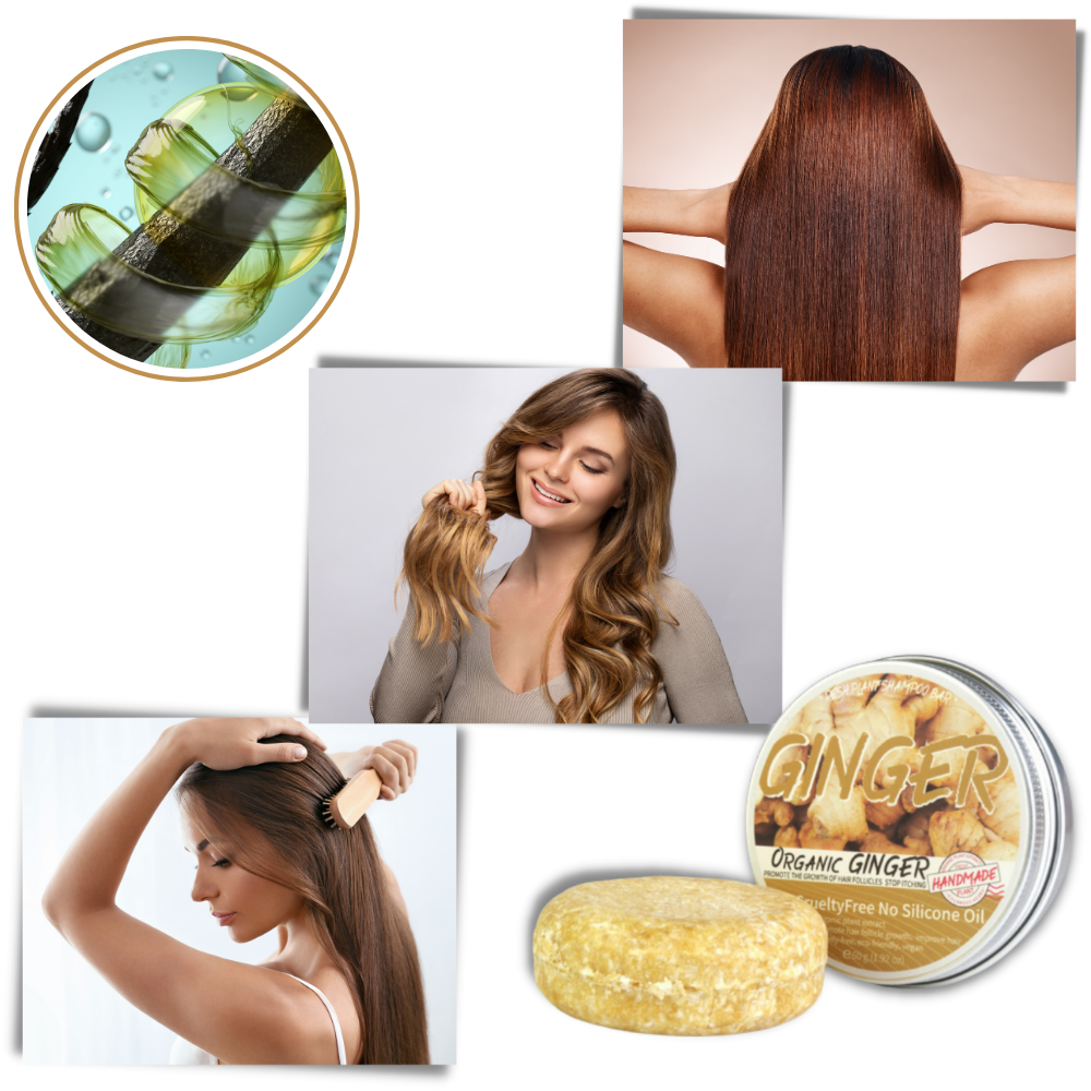 Shampoing bio para crescimento de cabelo da marca Mortilo, frasco com shampoo natural para fortalecer e estimular os fios.