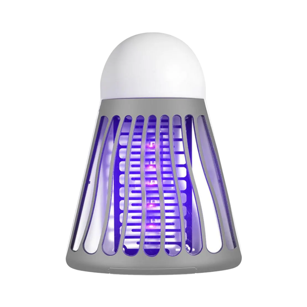 Lâmpada anti-mosquitos Agand para desinsetização, luz cinza, dispositivo repelente de insetos com design compacto e eficiente