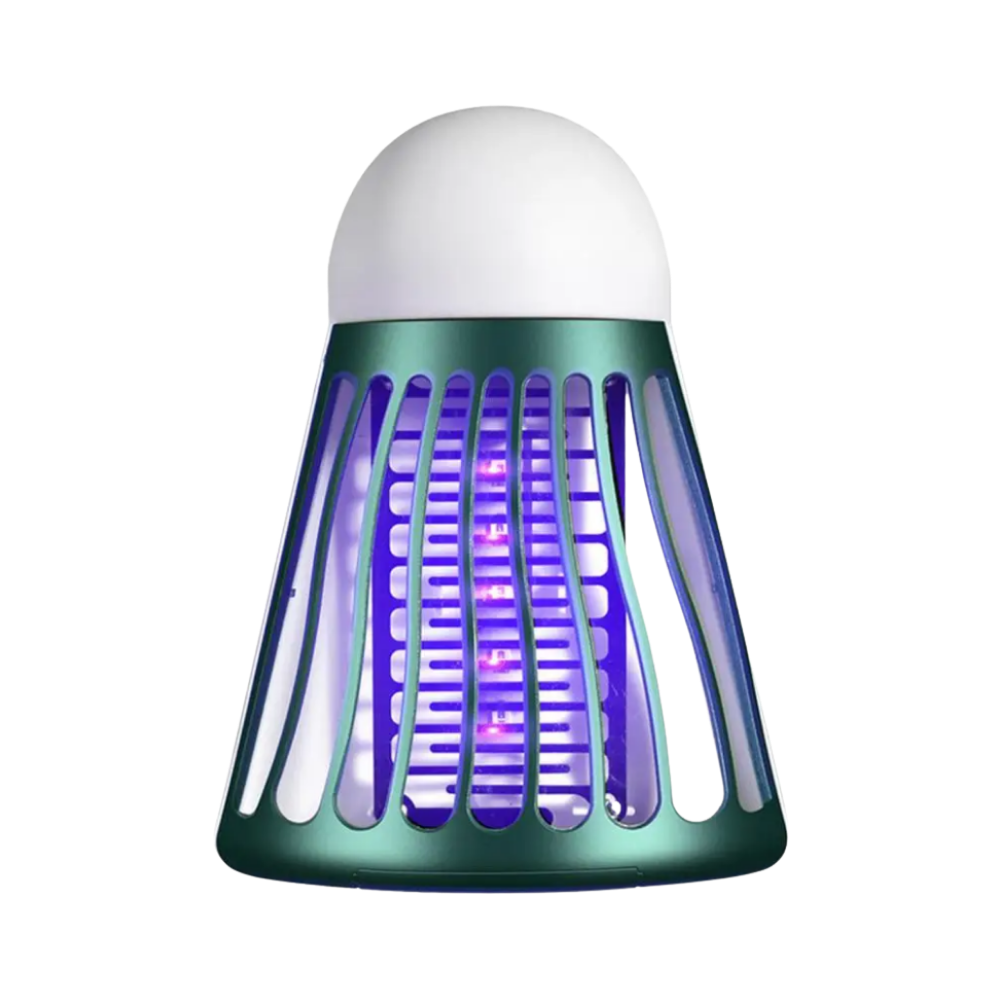 Lâmpada antimosquito Agand Lumière anti-moustiques verde, dispositivo de desinsetização com luz para repelir mosquitos.