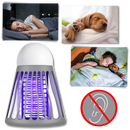 Luz anti-mosquito silenciosa da Agand para desinsetização, com luz azul atraente para eliminar mosquitos eficazmente.