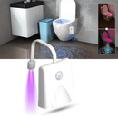Lâmpada de banheiro com detecção de movimento da Battmate, iluminação automática para ambientes de banheiro.