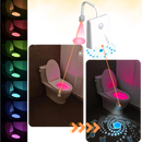 Lâmpada de banheiro com detecção de movimento da Battmate, iluminação automática para espaço de banheiro.