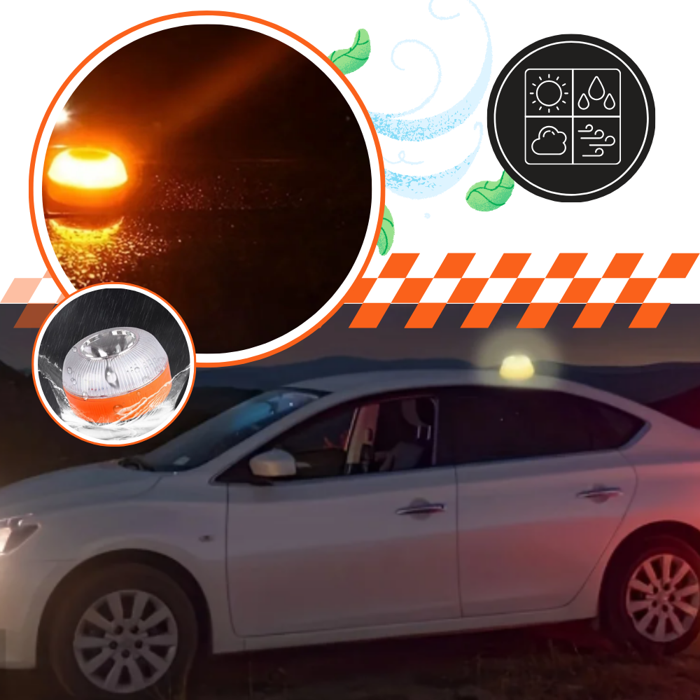 Lampe de secours stroboscópica LED Mountawat para automóveis, peça de reposição para veículos e motos com luz de aviso.