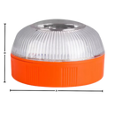 Lampe de secours stroboscopique LED Mountawat, pièce détachée automobile, signal lumineux pour voiture, émettant lumière claire.