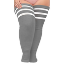 Chaussettes cuissardes reforçadas para mulheres da marca Mpwegnp, em tom azul, feitas de tecido confortável e resistente.