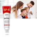 Dentifrice branqueant com probióticos da Mrigtriles, produto de cuidados bucais para dentes mais brancos e saúde bucal.