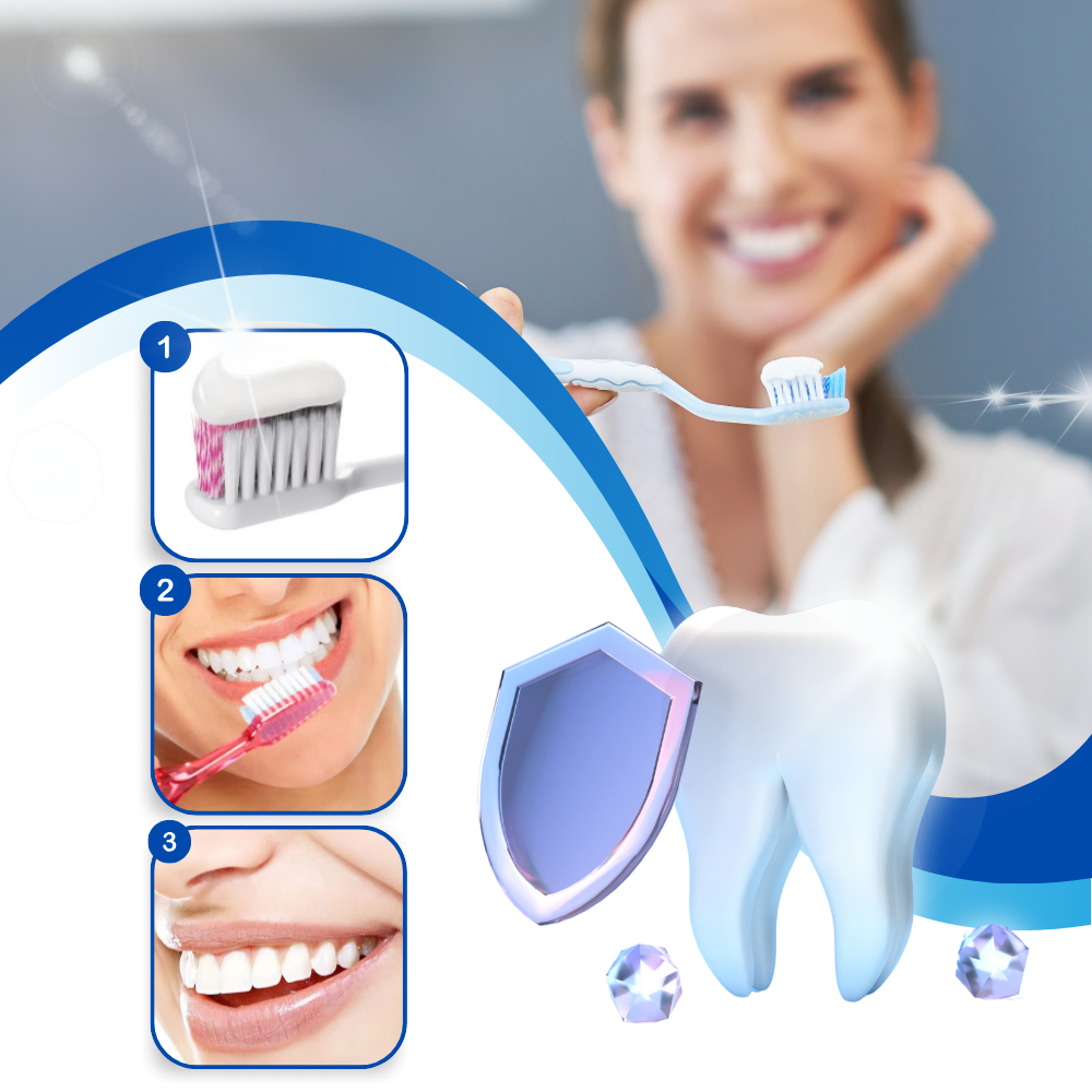 Dentifrício branqueador com probióticos da Mrigtriles, produto de cuidados bucais para dentes mais brancos e gengivas saudáveis.