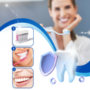 Dentifrício branqueador com probióticos da Mrigtriles, produto de cuidados bucais para dentes mais brancos e gengivas saudáveis.