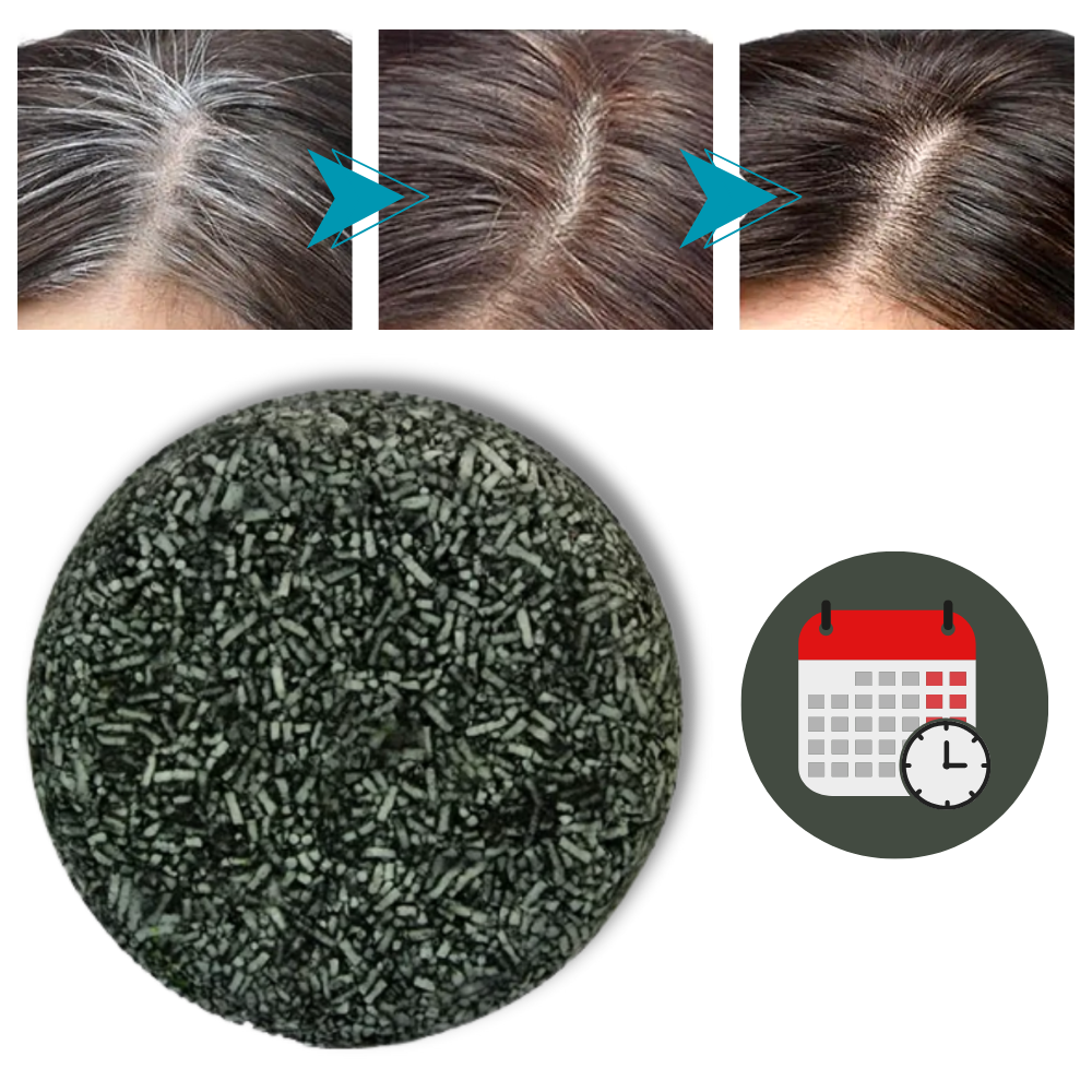 Shampoing sólido natural para cabelos brancos da Ms.Dear, produto de cuidado capilar para manter fios brancos brilhantes