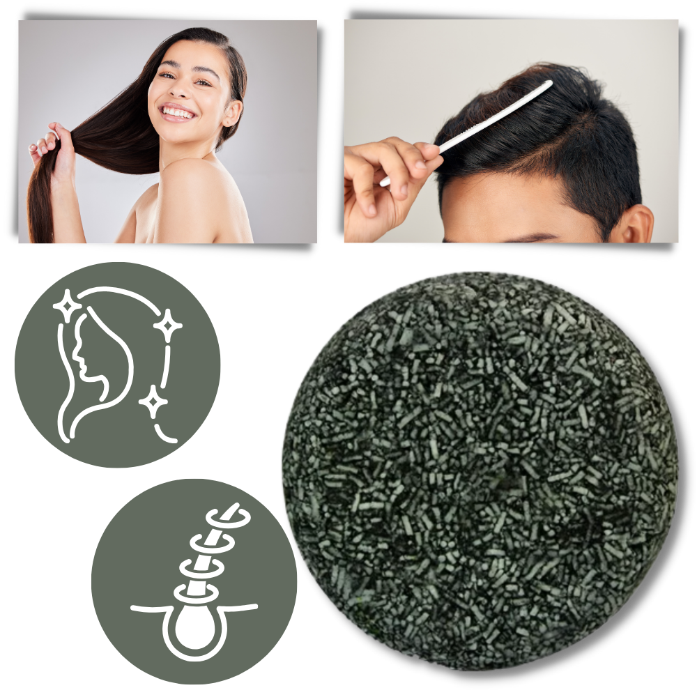 Shampoing sólido natural para cabelos brancos da Ms.Dear, produto de cuidado capilar com fórmula ecológica e eficaz.