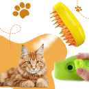 Escova de tosa multifuncional para gatos da Candy Moon com reservatório de água e design prático para cuidados felinos