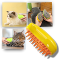 Escova de limpeza multifuncional para gatos da Candy Moon, com cerdas suaves para desembaraçar e manter o pelo saudável