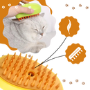 Escova de tosa multifuncional para gatos Candy Moon com cerdas macias e função de massagem relaxante.