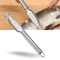 Escalador de peixe multifuncional Yszodd, utensílio de cozinha para remover escamas de peixes com facilidade.