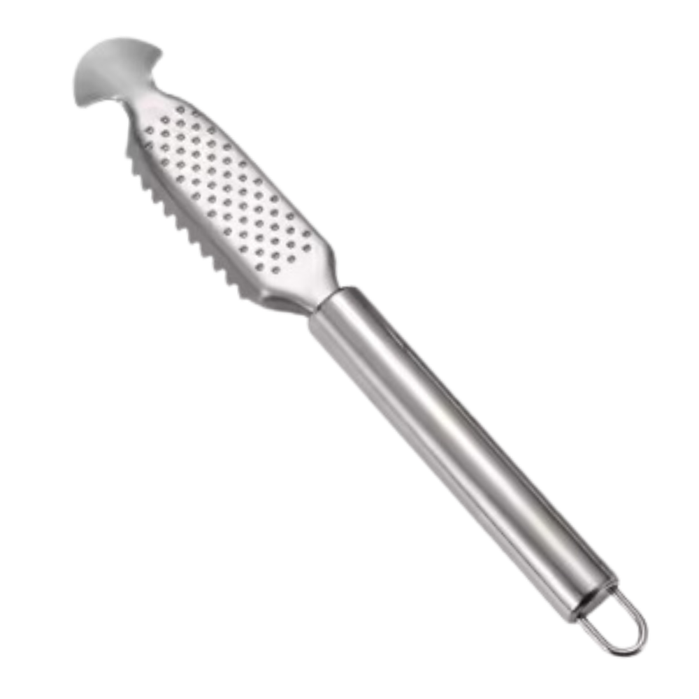 Escalador de peixe multifuncional Yszodd, utensílio de cozinha para remover escamas de peixes facilmente.