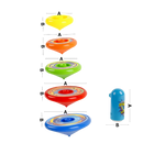 Toupie de várias camadas Jangslng, brinquedo de atividade com múltiplas camadas coloridas e design divertido.