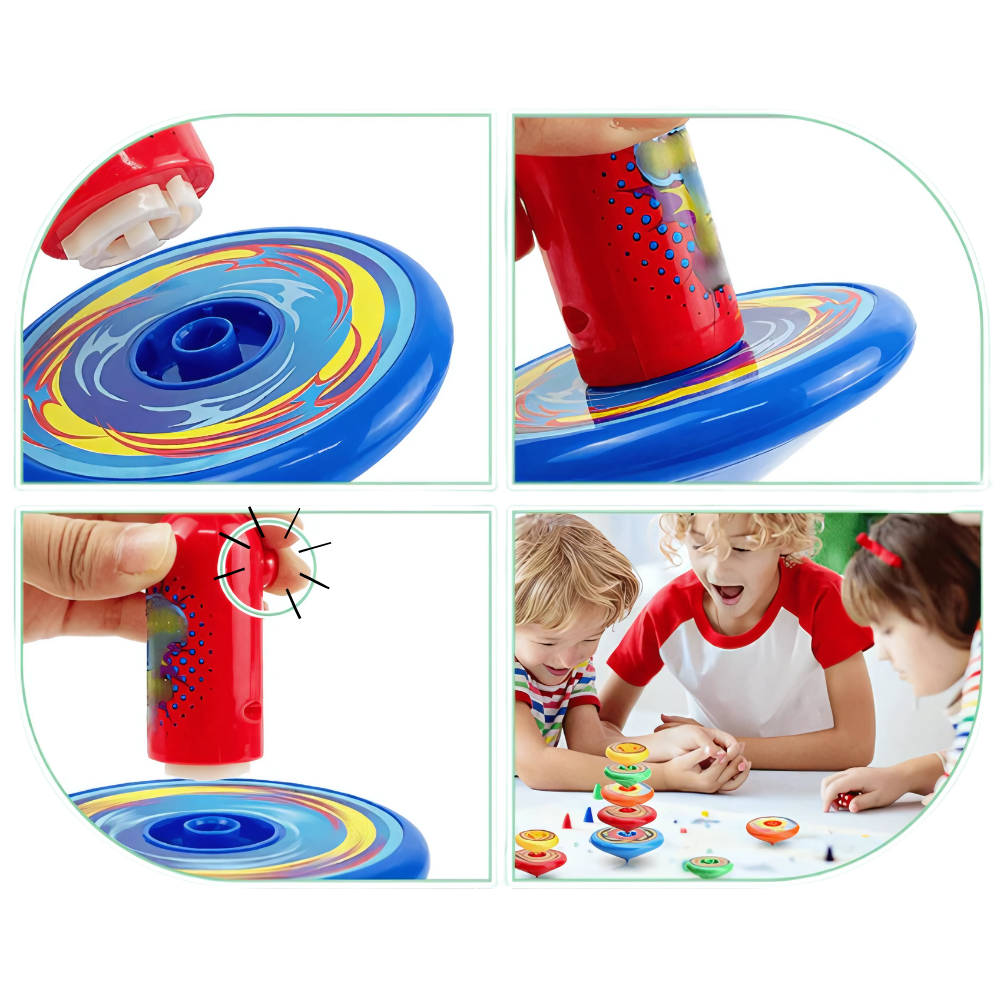Toupia de várias camadas da marca Jangslng, brinquedo de atividade com design colorido e camadas empilhadas para diversão.