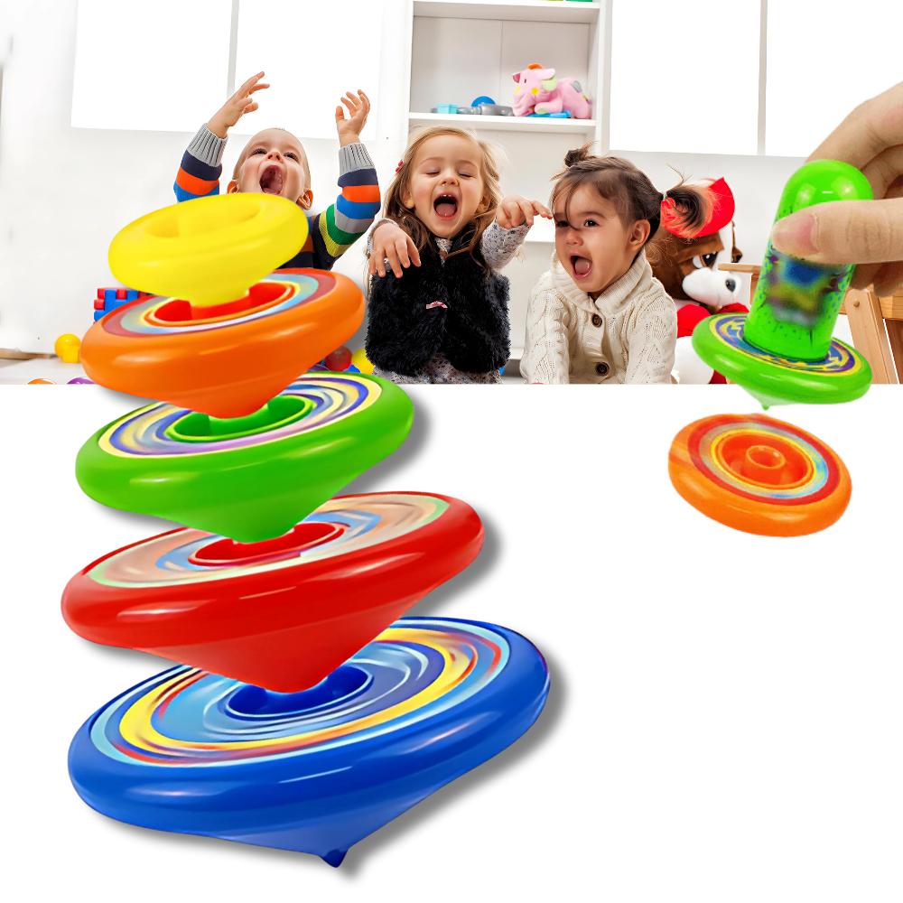 Toupia de várias camadas Jangslng, brinquedo de atividade com múltiplas camadas coloridas para diversão e coordenação motora.