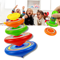 Toupia de várias camadas Jangslng, brinquedo de atividade com múltiplas camadas coloridas para diversão e coordenação motora.