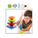 Toupia de várias camadas Jangslng, brinquedo de atividade colorido e resistente para mãos pequenas, estimula coordenação e diversão.