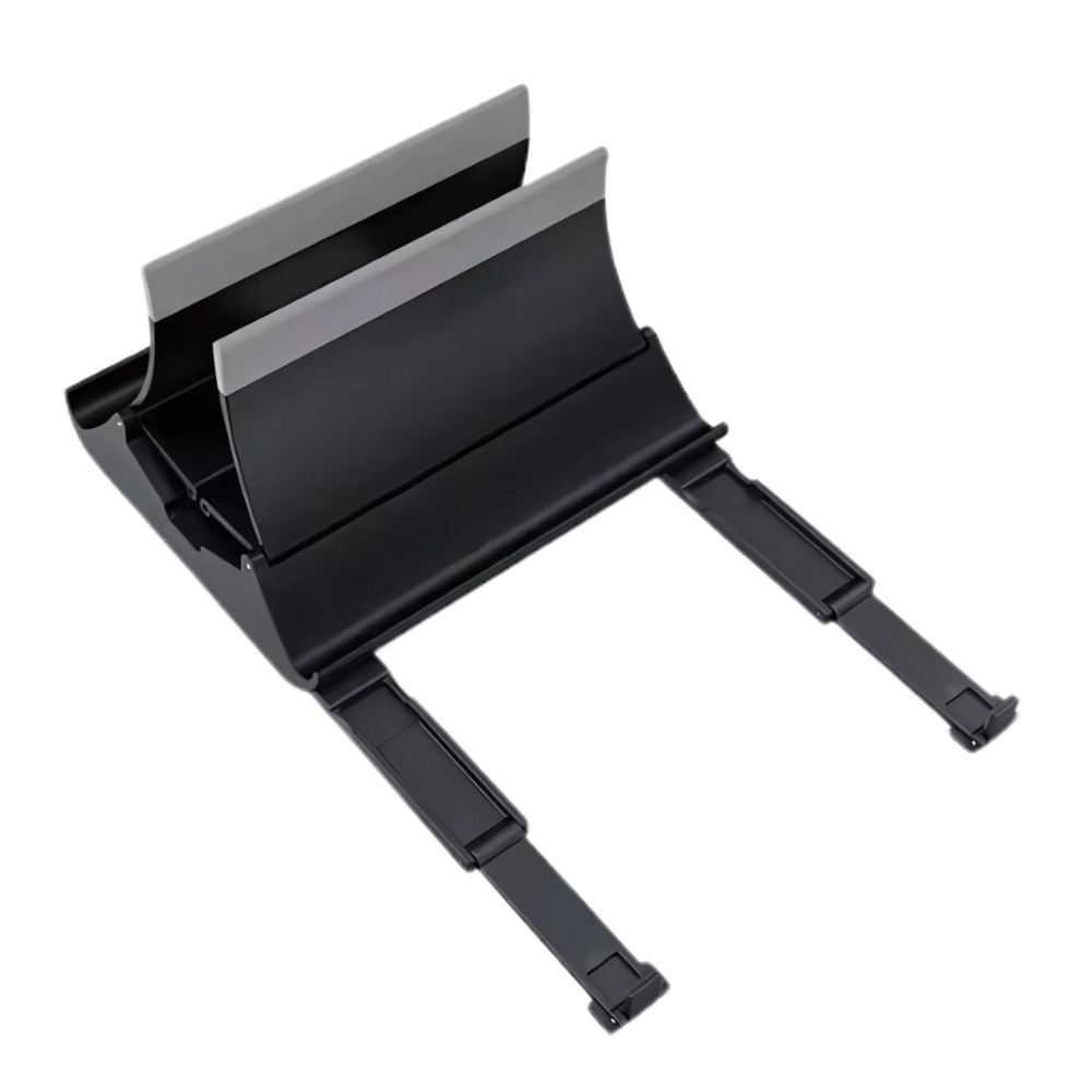 Suporte vertical multifuncional e estável para laptop da Goolrc, suporte de computador preto, acessório ergonômico e resistente
