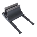 Suporte vertical multifuncional e estável para notebook Goolrc, suporte para computador portátil em cinza, acessório de escritório.