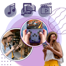Console de jogos portátil retro Multi Emulador Media, dispositivo de jogos de mão com múltiplos emuladores integrados.