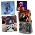Console de jogos portátil retro multijogos Media, tela colorida, botões tradicionais e design compacto para diversão em movimento.