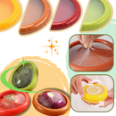 Conjunto de recipientes herméticos Babudeer para armazenamento de alimentos, com tampas seguras e design prático.