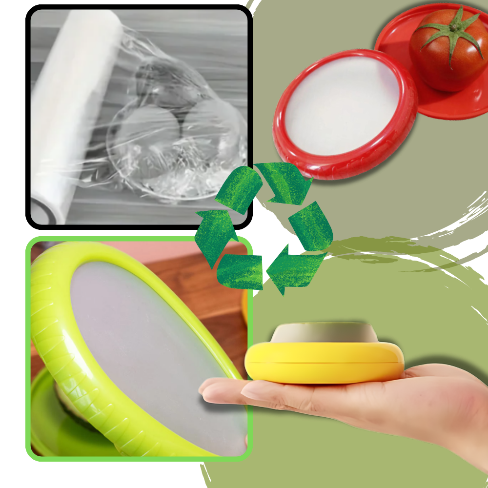 Recipientes herméticos reutilizáveis Babudeer para armazenamento de alimentos, com tampas seguras e design multifuncional.