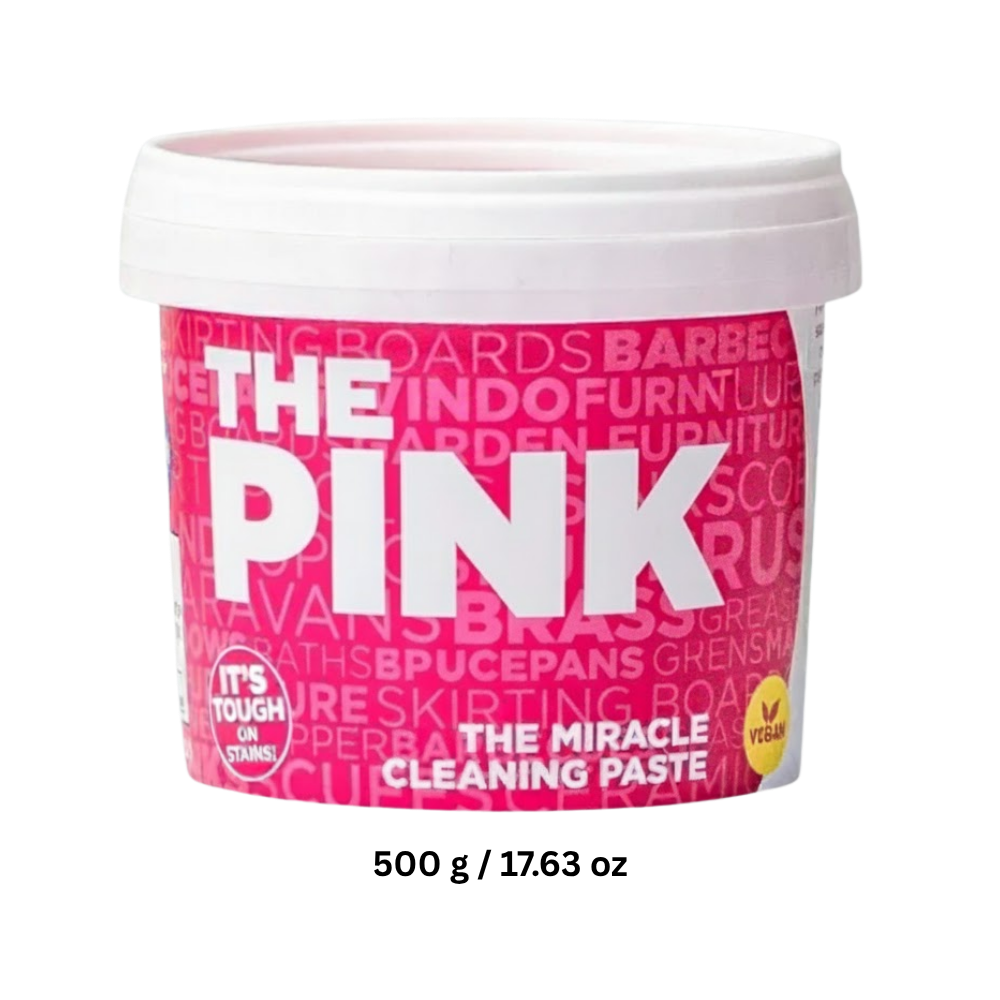 Pasta de limpeza mágica Stardrops para uso multiuso, pasta rosa para limpeza doméstica eficaz e versátil.