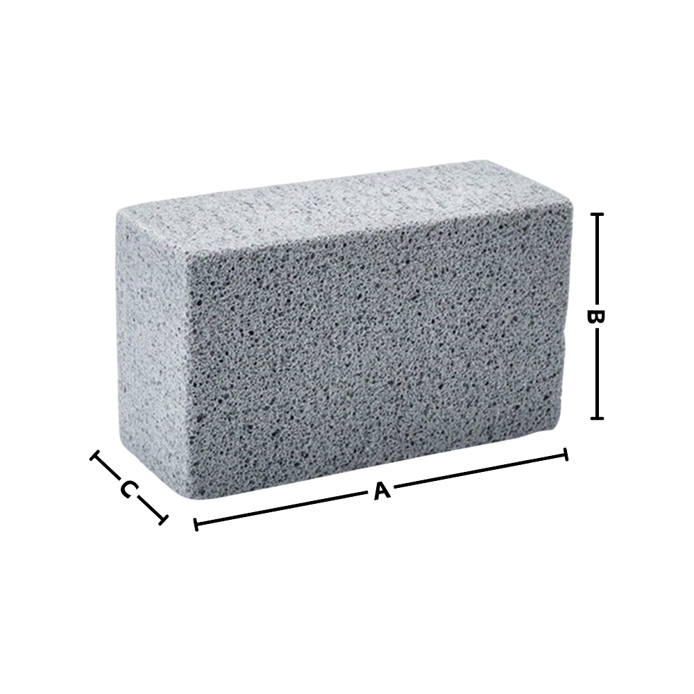 Pedra de limpeza multiuso Biosa para grelha, acessório de pequeno eletrodoméstico, ideal para manter superfícies limpas e conservadas.