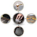 Pedra de limpeza multiuso Biosa para grelha, acessório de pequeno eletrodoméstico, ideal para limpar superfícies de cozinha.