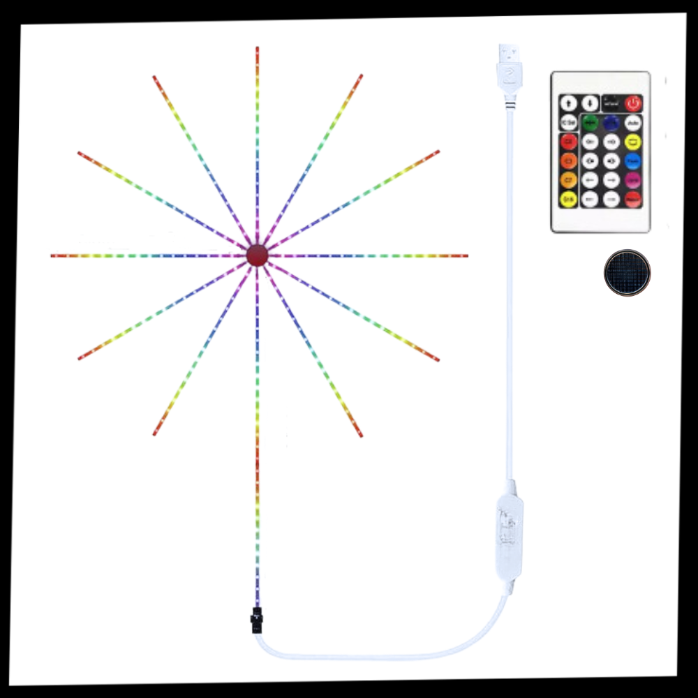 Faixa de luz LED com sincronização musical, luminária de lâmpadas coloridas para ambientes internos, pacote com várias unidades.