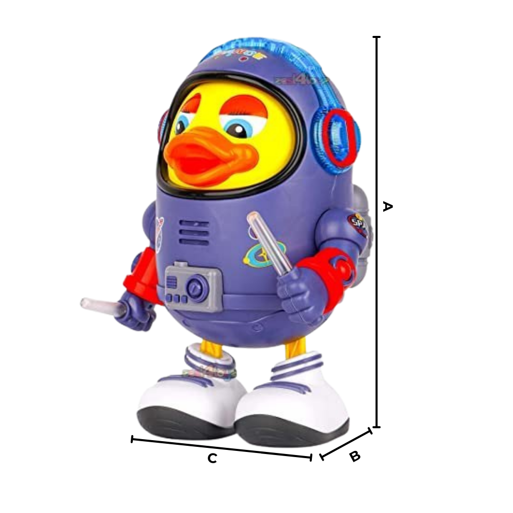 Brinquedo de pelúcia de pato interativo musical para bebês, brinquedo de estímulo sensorial da marca Kyoffiie.