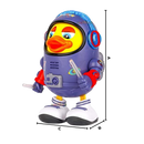 Brinquedo de pelúcia de pato interativo musical para bebês, brinquedo de estímulo sensorial da marca Kyoffiie.