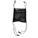 Filet elástico de armazenamento Mutocar para carros, com dois compartimentos para organização de objetos no veículo.