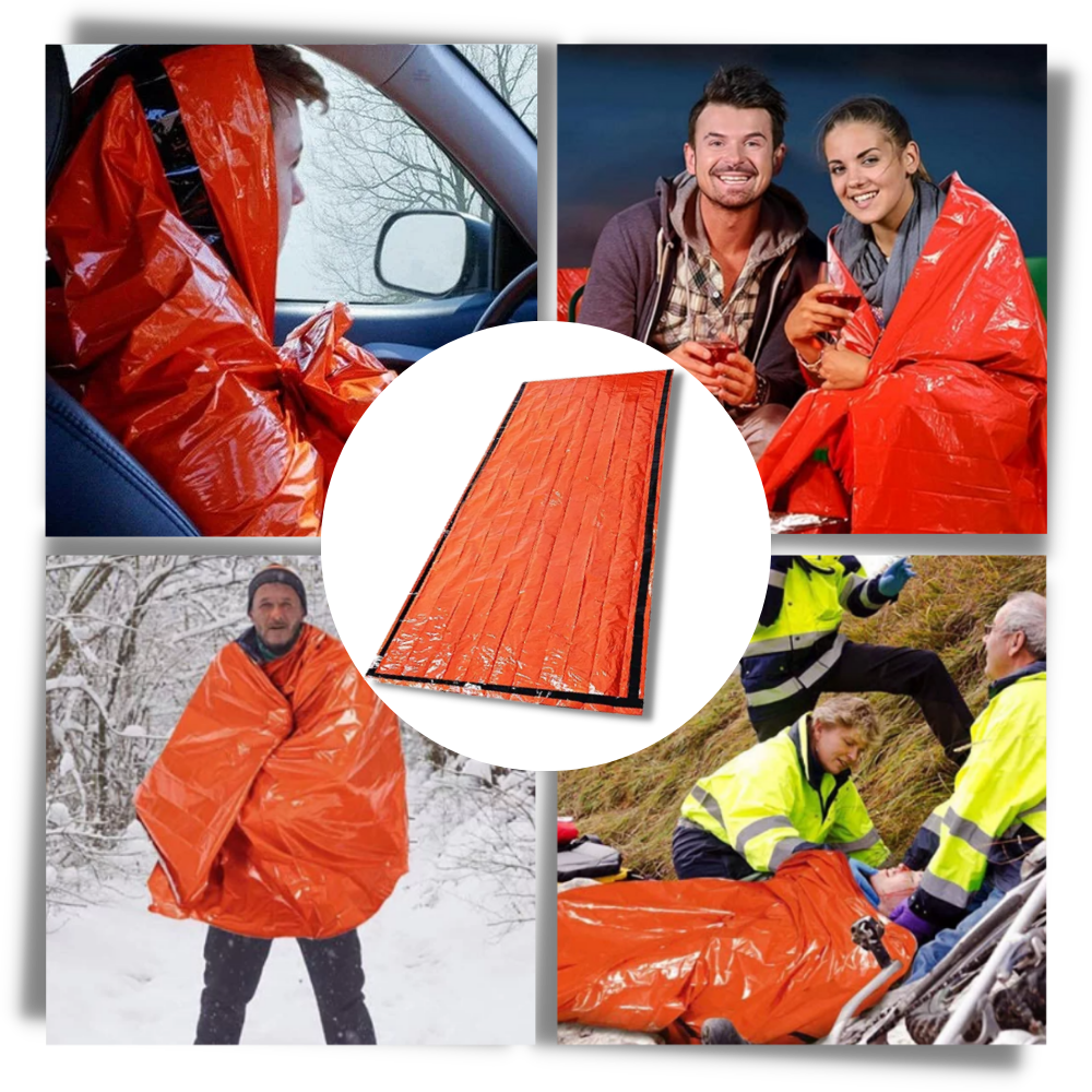 Sac de survie em Mylar da Emergency Zone para camping e caminhada, compacto e resistente para emergências ao ar livre.