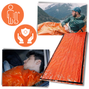 Saco de sobrevivência em Mylar da Emergency Zone para camping e caminhadas, refletor de calor e proteção em situações de emergência