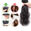 Extensão de cabelo natural com clipes da Hairdo, feita de cabelo humano, suave e fácil de usar para aumentar o volume dos cabelos.