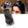 Extensão de cabelo natural com clips da marca Hairdo, feita com fibra de aparência realista e mão artesanal, para volume e comprimento.