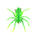 Isca de pesca em forma de aranha com movimentos naturais, na cor verde, da marca Amazing Fashion Decoration.