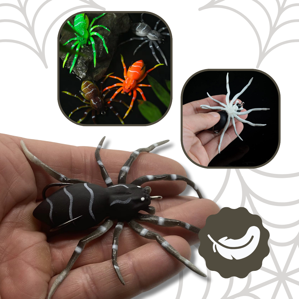 Isca de pesca em forma de aranha, leve e eficaz, com movimentos naturais, marca Amazing Fashion Decoration.