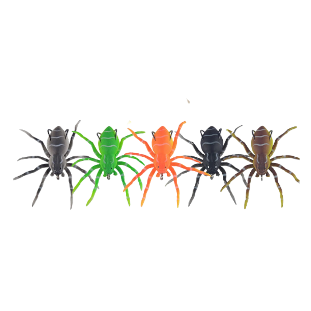 Iscas de pesca em forma de aranha, com movimentos naturais, marca Amazing Fashion Decoration, ideal para pesca esportiva.