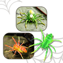 Isca de pesca em forma de aranha com movimentos naturais, da marca Amazing Fashion Decoration, ideal para pesca em águas com vegetação