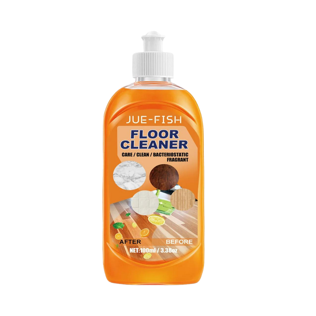 Produto de limpeza multiuso para pisos com aroma natural, marca Wovilon, ideal para limpeza de mármore e outras superfícies.