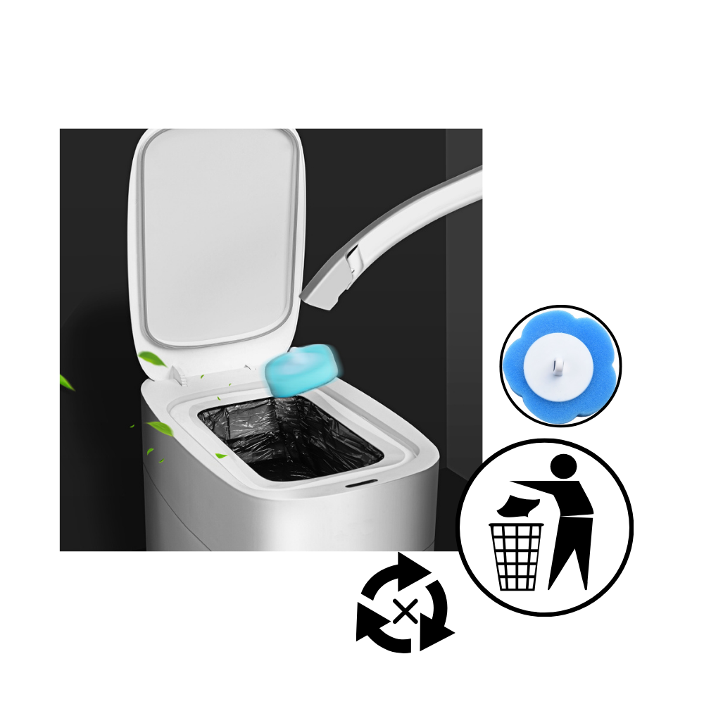 Brosses de toilettes jetables Newpee avec porte-brosses aromatisées à l'océan, ensemble de 6 pour un nettoyage hygiénique.