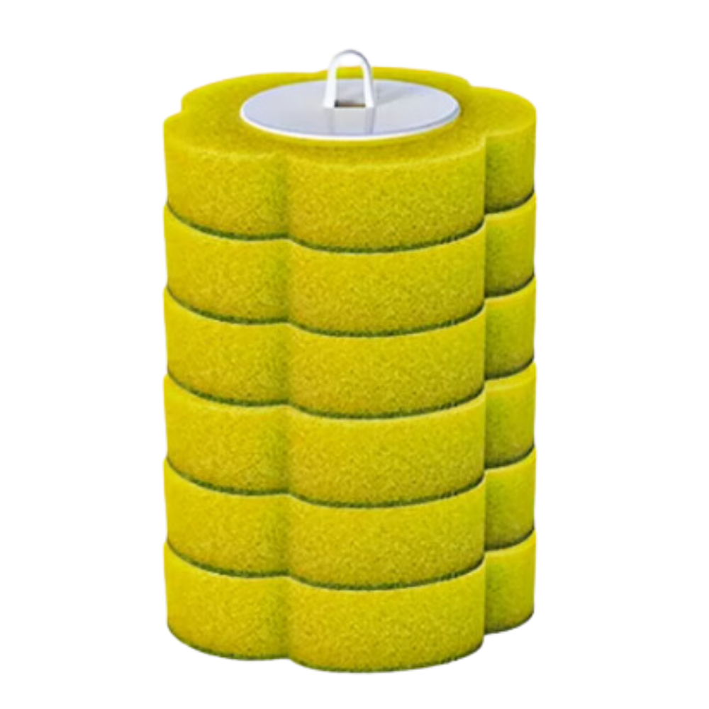 Brosses de toilettes jetables Newpee aromatisées à l’océan, lot de 6, pour un nettoyage efficace et hygiénique.